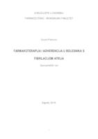 Farmakoterapija i adherencija u bolesnika s fibrilacijom atrija