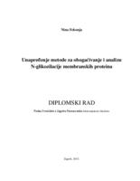 Unapređenje metode za obogaćivanje i analizu N-glikozilacije membranskih proteina