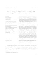 Enzyme activity and AGE formation in a model of AST glycoxidation by D-fructose in vitro