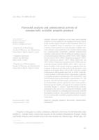 Analiza flavonoida i antimikrobna aktivnost komercijalno dostupnih proizvoda od propolisa