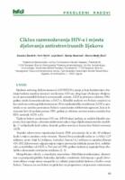 Ciklus razmnožavanja HIV-a i mjesta djelovanja antiretrovirusnih lijekova