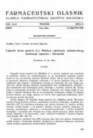 Capsella bursa pastoris (L.) Medikus - ispitivanje antimikrobnog
 djelovanja saponina i flavonoida
