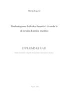 Biodostupnost hidroksitirosola i tirosola iz ekstrakta komine masline
