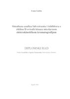 Simultana analiza fulvestranta i inhibitora o ciklinu D ovisnih kinaza micelarnom elektrokinetičkom kromatografijom