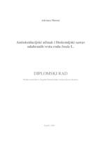 Antioksidacijski učinak i fitokemijski sastav odabranih vrsta roda Inula L.