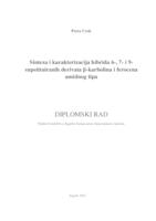 Sinteza i karakterizacija hibrida 6-, 7- i 9-supstituiranih derivata beta-karbolina  i ferocena amidnog tipa