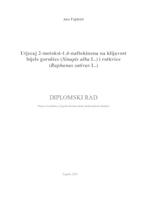 Utjecaj 2-metoksi-1,4-naftokinona na klijavost bijele gorušice (Sinapis alba L.) i rotkvice (Raphanus sativus L.)