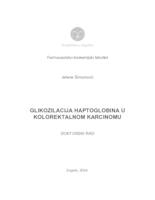 Glikozilacija haptoglobina u kolorektalnom karcinomu