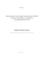 Imunosupresivna terapija i potencijalno klinički značajne interakcije u pacijenata s transplantiranim srcem