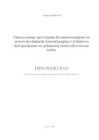 Utjecaj usluge upravljanja farmakoterapijom na proces deeskalacije benzodiazepina i Z-lijekova kod pacijenata na primarnoj razini zdravstvene zaštite