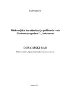 Fitokemijska karakterizacija polifenola vrste Centaurea ragusina L., Asteraceae