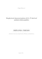 Biophysical characterisation of LL-37-derived antimicrobial peptides