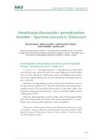 Istraživanje flavonoida i aminokiselina brnistre – Spartium junceum L. (Fabaceae)