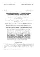 Quantitative modeling of flavonoid glycosides isolated from Paliurus spina-christi Mill.