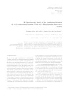 IR spectroscopy study of the amidation reaction of N-(1-azolecarbonyl)amino acids on L-phenylalanine derivative models