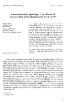 Macromolecular prodrugs. I. Synthesis of nonsteroidal anti-inflammatory drug esters