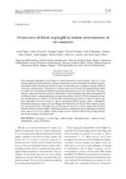 Occurrence of black Aspergilli in indoor environments of six countries