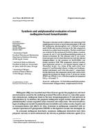 prikaz prve stranice dokumenta Synthesis and antiplasmodial evaluation of novel mefloquine-based fumardiamides