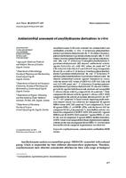 prikaz prve stranice dokumenta Antimicrobial assesment of aroylhydrazone derivatives in vitro
