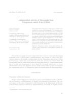 prikaz prve stranice dokumenta Antimikrobna aktivnost flavonoida Pelargonium radula (Cav.) L’Hérit