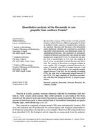 prikaz prve stranice dokumenta Quantitative analysis of the flavonoids in raw propolis from northern Croatia