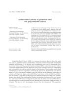 prikaz prve stranice dokumenta Antimikrobni učinak etanolnog ekstrakta sjemenki i pulpe ploda grejpa