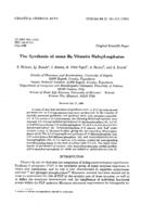 prikaz prve stranice dokumenta The synthesis of some B<sub>6</sub> vitamin halophosphates
