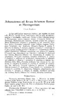 prikaz prve stranice dokumenta Adnotationes ad floram lichenum Bosnae et Hercegovinae