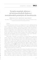 prikaz prve stranice dokumenta Terapija muptiple skleroze - od konvencionalnih lijekova i monoklonskih protutijela do kanabinoida