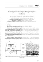prikaz prve stranice dokumenta Hidrogelovi za vaginalnu primjenu lijekova