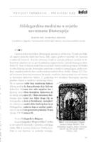 prikaz prve stranice dokumenta Hildegardina medicina u svjetlu suvremene fitoterapije