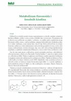 prikaz prve stranice dokumenta Metabolizam flavonoida i fenolnih kiselina