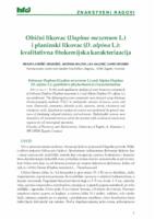 prikaz prve stranice dokumenta Obični likovac (Daphne mezereum L.) i planinski likovac (D. alpina L.): kvalitativna fitokemijska karakterizacija