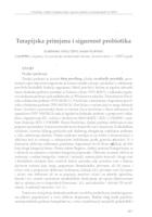 prikaz prve stranice dokumenta Terapijska primjena i sigurnost probiotika