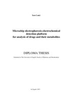 prikaz prve stranice dokumenta Microchip electrophoresis-electrochemical detection platform for analysis of drugs and their metabolites