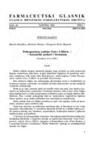 prikaz prve stranice dokumenta Pelargonium radula (Cav.) L'Herit. - botanički podaci i kemizam