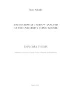 prikaz prve stranice dokumenta Antimicrobial therapy analysis at the University Clinic Golnik