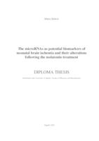 prikaz prve stranice dokumenta The microRNAs as potential biomarkers of neonatal brain ischemia and their alterations following the melatonin treatment