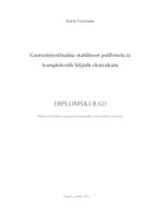 prikaz prve stranice dokumenta Gastrointestinalna stabilnost polifenola iz kompleksnih biljnih ekstrakata