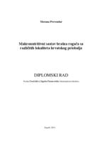 prikaz prve stranice dokumenta Makronutritivni sastav brašna rogača s različitih lokaliteta hrvatskog priobalja