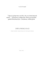 prikaz prve stranice dokumenta Utjecaj pripreme uzorka riže na elementarni sastav - primjena rendgenske fluorescencijske spektrofotometrije s totalnom refleksijom