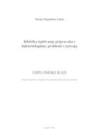 prikaz prve stranice dokumenta Klinička ispitivanja pripravaka s bakteriofagima: problemi i rješenja