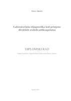 prikaz prve stranice dokumenta Laboratorijska dijagnostika kod primjene direktnih oralnih antikoagulanata