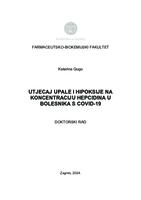 prikaz prve stranice dokumenta Utjecaj upale i hipoksije na koncentraciju hepcidina u bolesnika s COVID-19