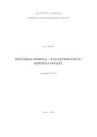 prikaz prve stranice dokumenta Medicinska konoplja - regulatorni status i kontrola kakvoće