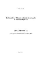 prikaz prve stranice dokumenta Prehrambena vlakna u dalmatinskom rogaču (Ceratonia siliqua L.)