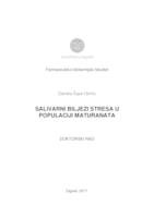 prikaz prve stranice dokumenta Salivarni biljezi stresa u populaciji maturanata