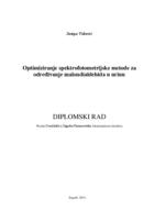 prikaz prve stranice dokumenta Optimiziranje spektrofotometrijske metode za određivanje malondialdehida u urinu
