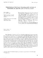 prikaz prve stranice dokumenta Optimisation of thin-layer chromatographic analysis of flavonoids and phenolic acids of Salviae folium