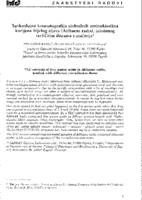 prikaz prve stranice dokumenta Tankoslojna kromatografija slobodnih aminokiselina korijena bijelog sljeza (Althaeae radix), izloženog različitim dozama gama zračenja